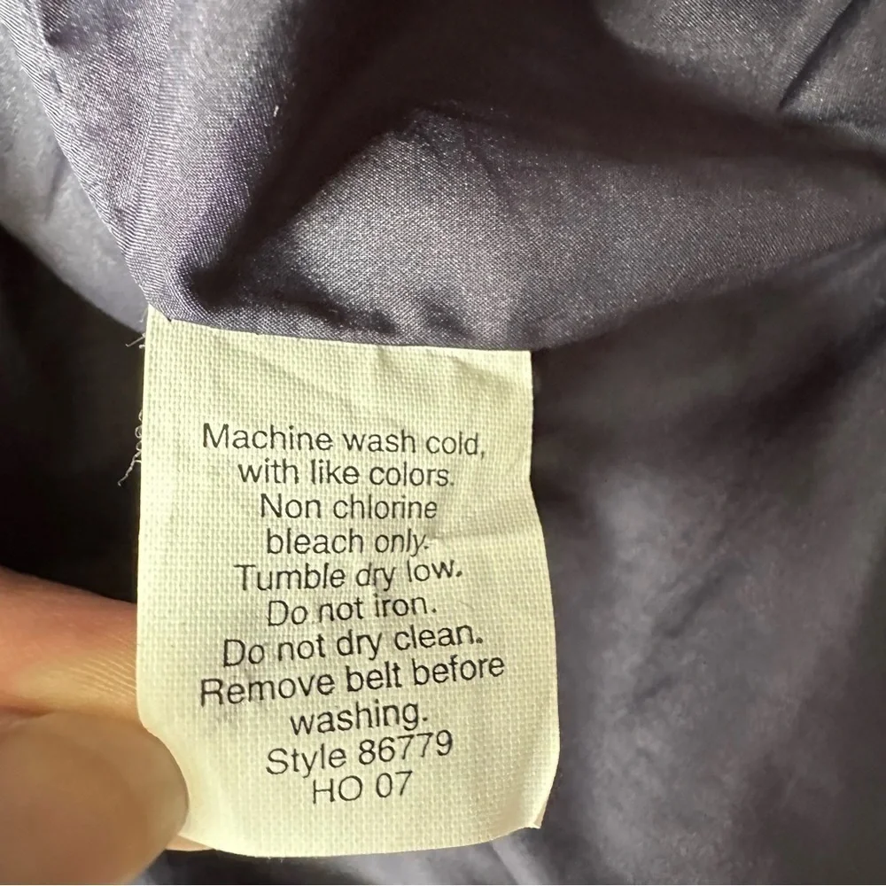 J.Crew Navy Longline Puffer Coat Size L - Picture 5 of 7